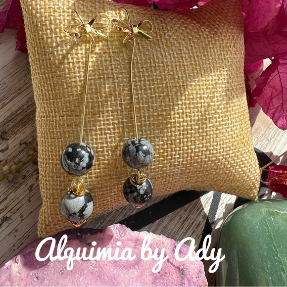 Alquimia by Ady Gold and Black Earrings - Picture 1 of 1